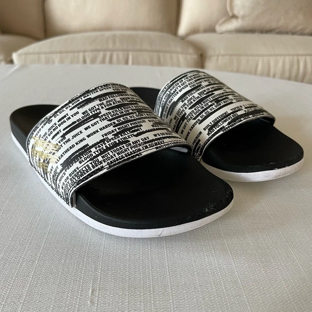 Adidas Synthetic Adilette Three Stripe Life Comfort Slides